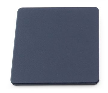 Picture of Recycled ELeather Square Stitched Coaster, made in the UK in a choice of 8 colours.