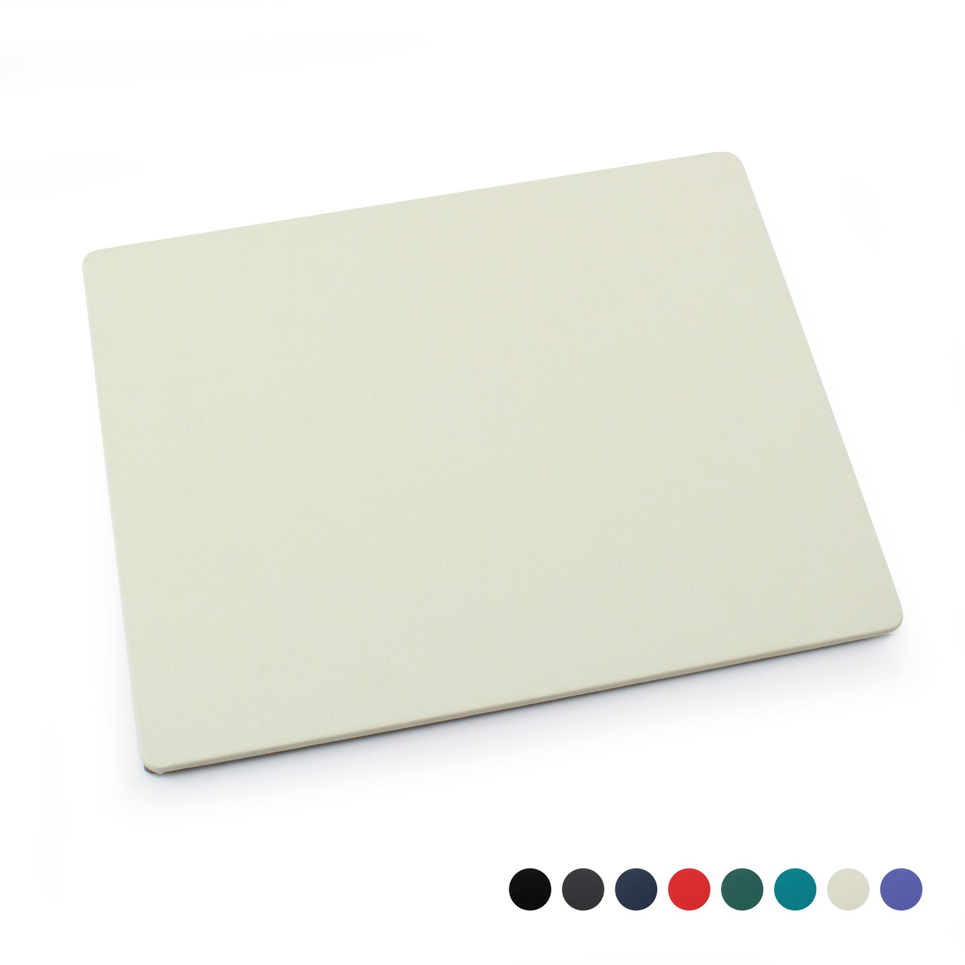 Recycled ELeather Mouse Mat, made in the UK in a choice of 8 colours.