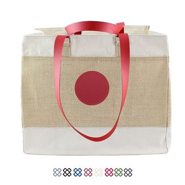 Picture of Jute Tote Bag Long Handles