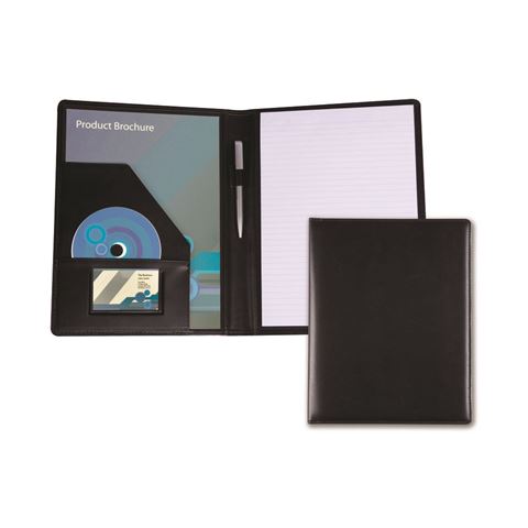 Picture of Black Belluno PU A4 Conference Folder