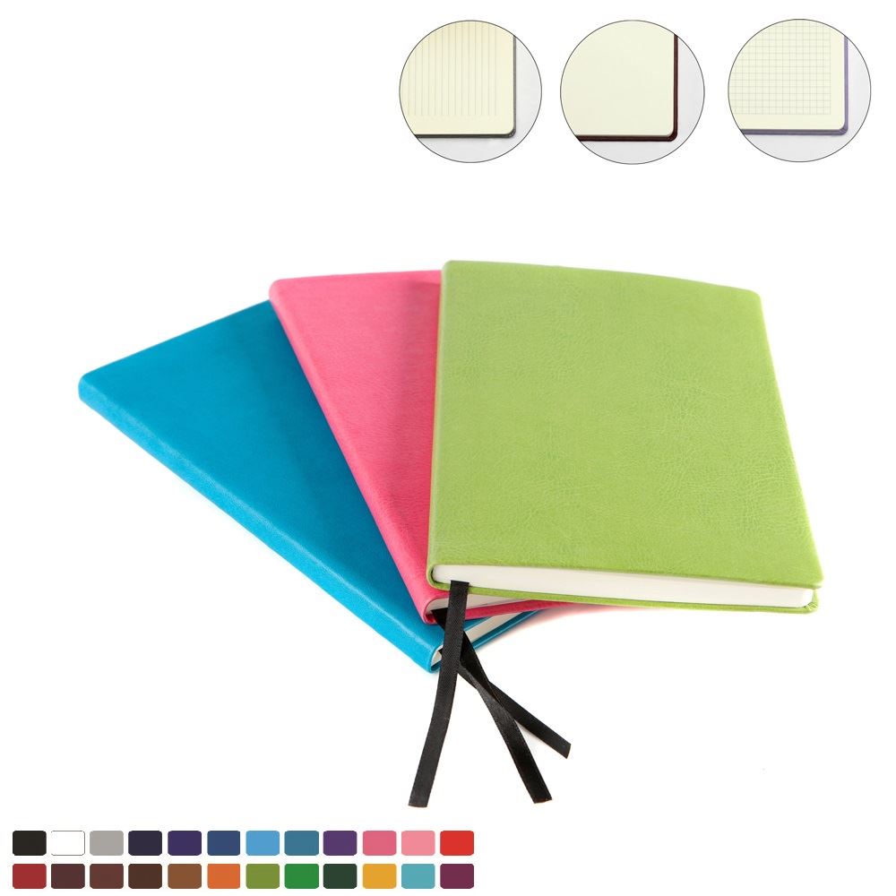 Recycled Como A5 Casebound Notebook choose from 8 colours. | Juniper