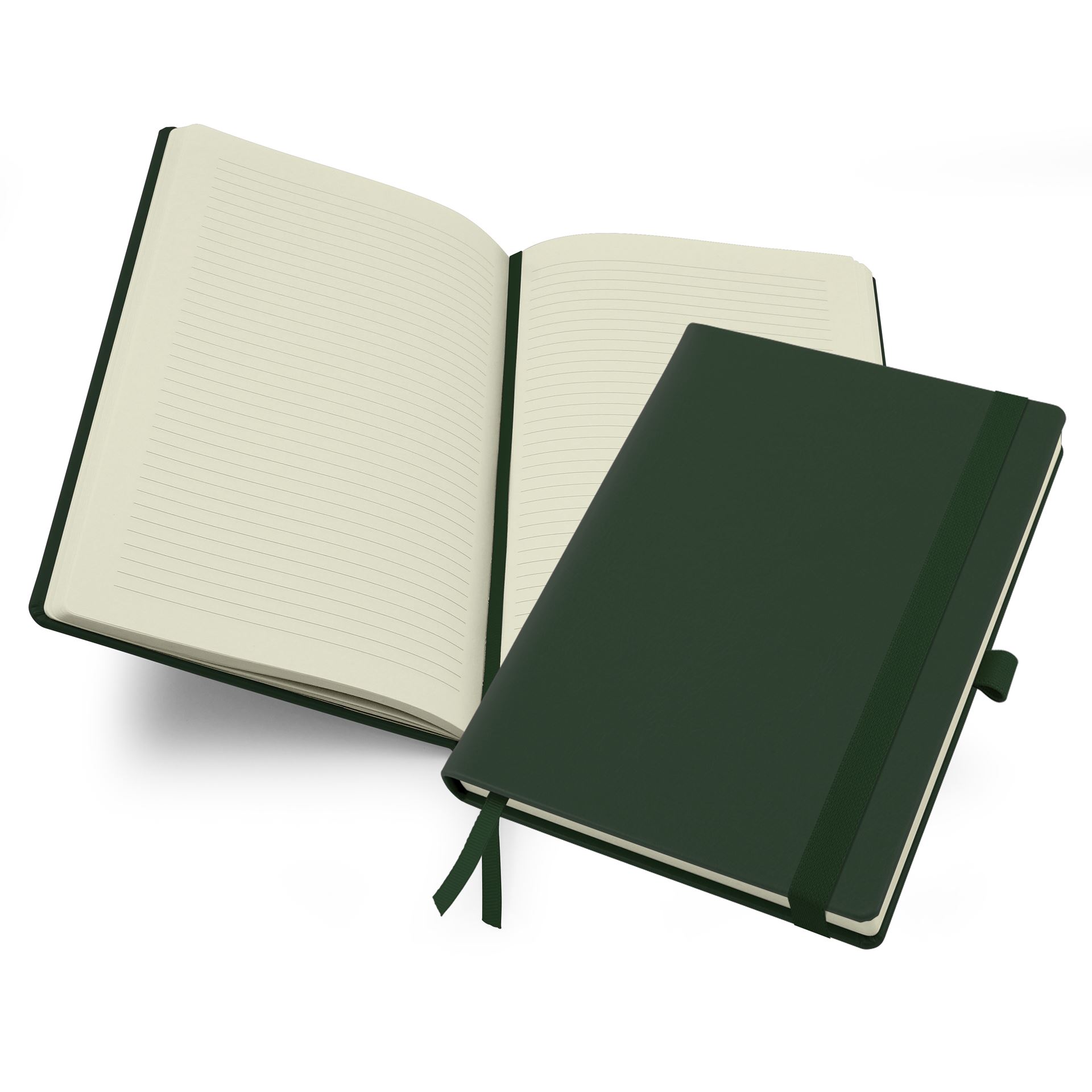 Deluxe Mix & Match A5 Belluno Casebound Notebook, thousands of colour combinations.
