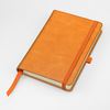 Picture of Coloured Kensington Distressed Leather Pocket Casebound Notebook with Elastic Strap & Pen Loop