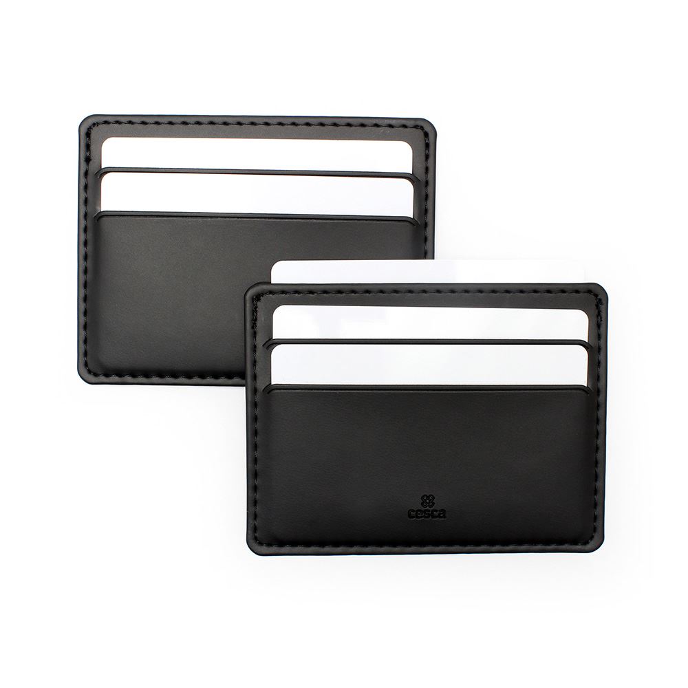 Deluxe Slimline Credit Card Case , choose from of 19 contemporary colours, in vegan matt velvet Torino. 