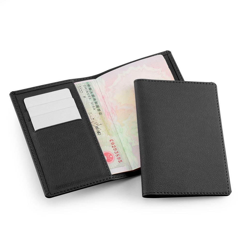 Passport Wallet in recycled Como, a quality vegan PU.