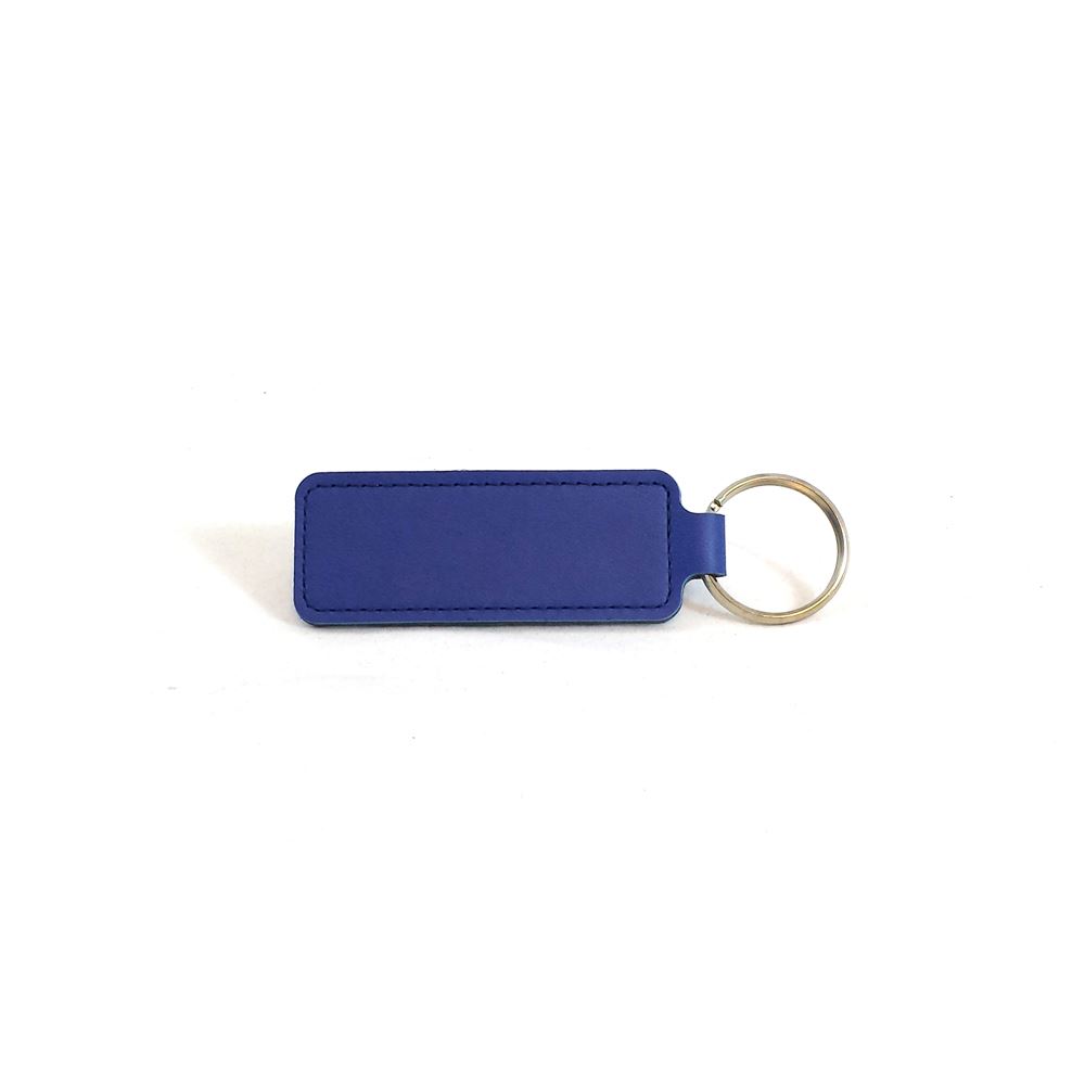 Economy Rectangular Key Fob in Soft Touch Vegan Torino PU. 
