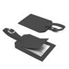 Picture of Rectangle Luggage Tag with Security Flap in Soft Touch Vegan Torino PU. 