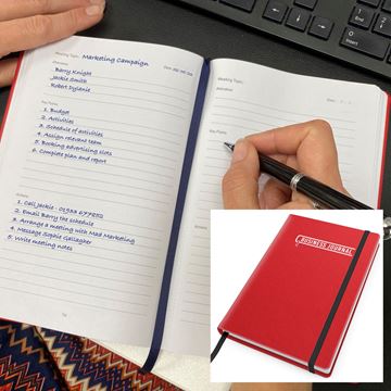 Picture of Business Planner in Recycled Como in a choice of 8 Colours