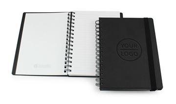 Picture of Porto Eco A5 Wiro Notebook with a Black Elastic Strap