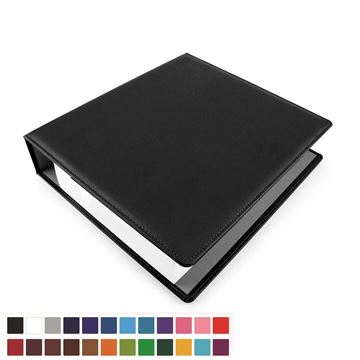 Picture of A4 Extra Extra Wide Ring Binder in Belluno, a vegan coloured leatherette with a subtle grain.