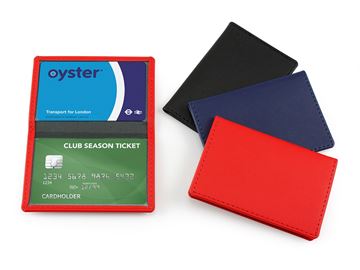 Picture of Porto rPET Credit Card Case in Navy & Black