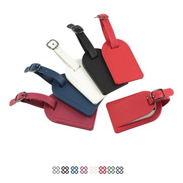 Picture of Large Luggage Tag with a Flap, in recycled Como rPET.