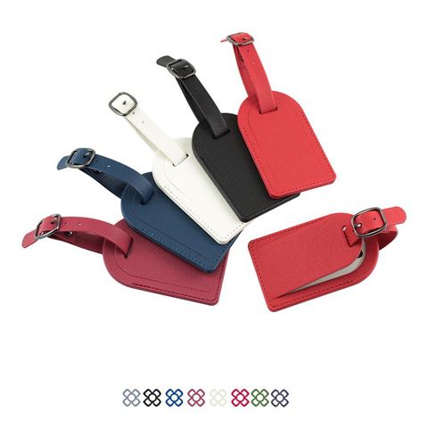 Picture of Large Luggage Tag with a Flap, in recycled Como rPET.