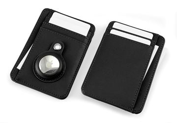 Picture of Porto rPET RFID AirTag Wallet in Black