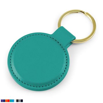 Picture of Round Key Fob made from Porto material