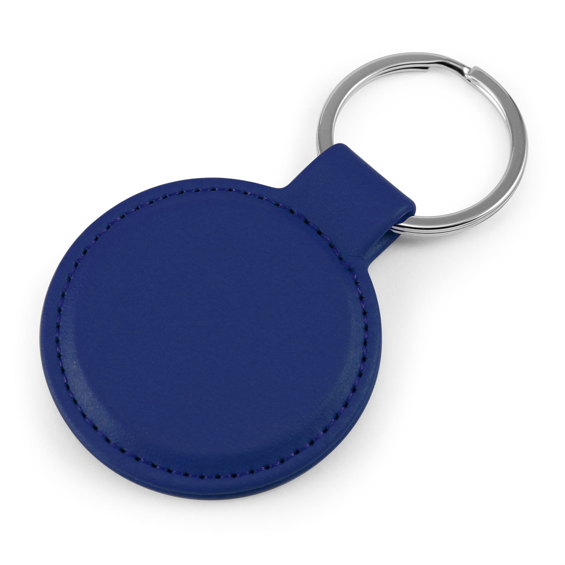 Round Key Fob made from Porto material | Juniper