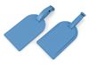 Picture of Porto Eco Luggage Tag in 10 colours.