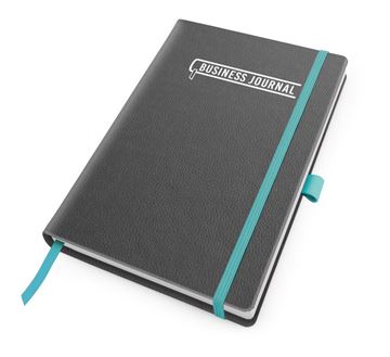 Picture of Business Planner with Elastic Strtap & Pen Loop in Recycled Como in a choice of 8 Colours