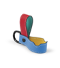 Picture of Porto Recycled Stitched Mobile Phone Stand Key Fob