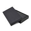 Picture of Sandringham Nappa Leather Luggage Tag in a black lid box.