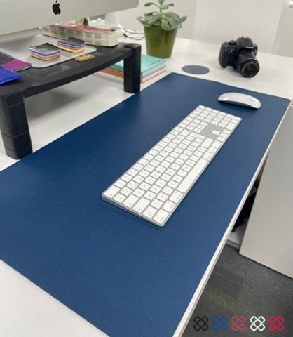Picture of Flexi Desk Mat 390 x 790 mm, finished in Como a quality recycled vegan material