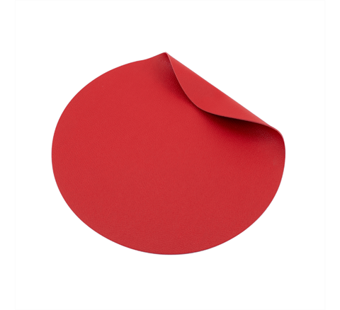 Picture of Flexi Round Desk Mat 250 mm, finished in Como a quality recycled vegan material