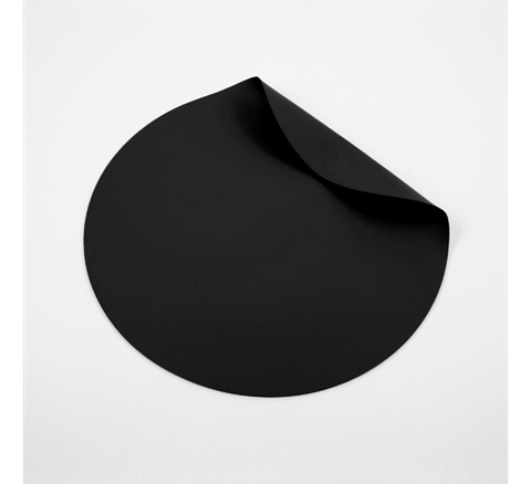 Picture of Flexi Round Desk Mat 250 mm, finished in Porto a quality recycled vegan material