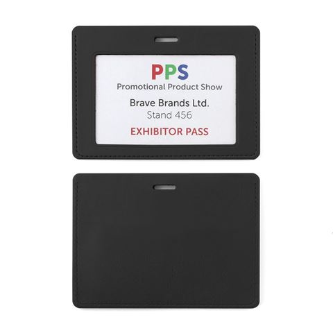 Picture of ID Card Holder in recycled Como, a quality vegan PU.